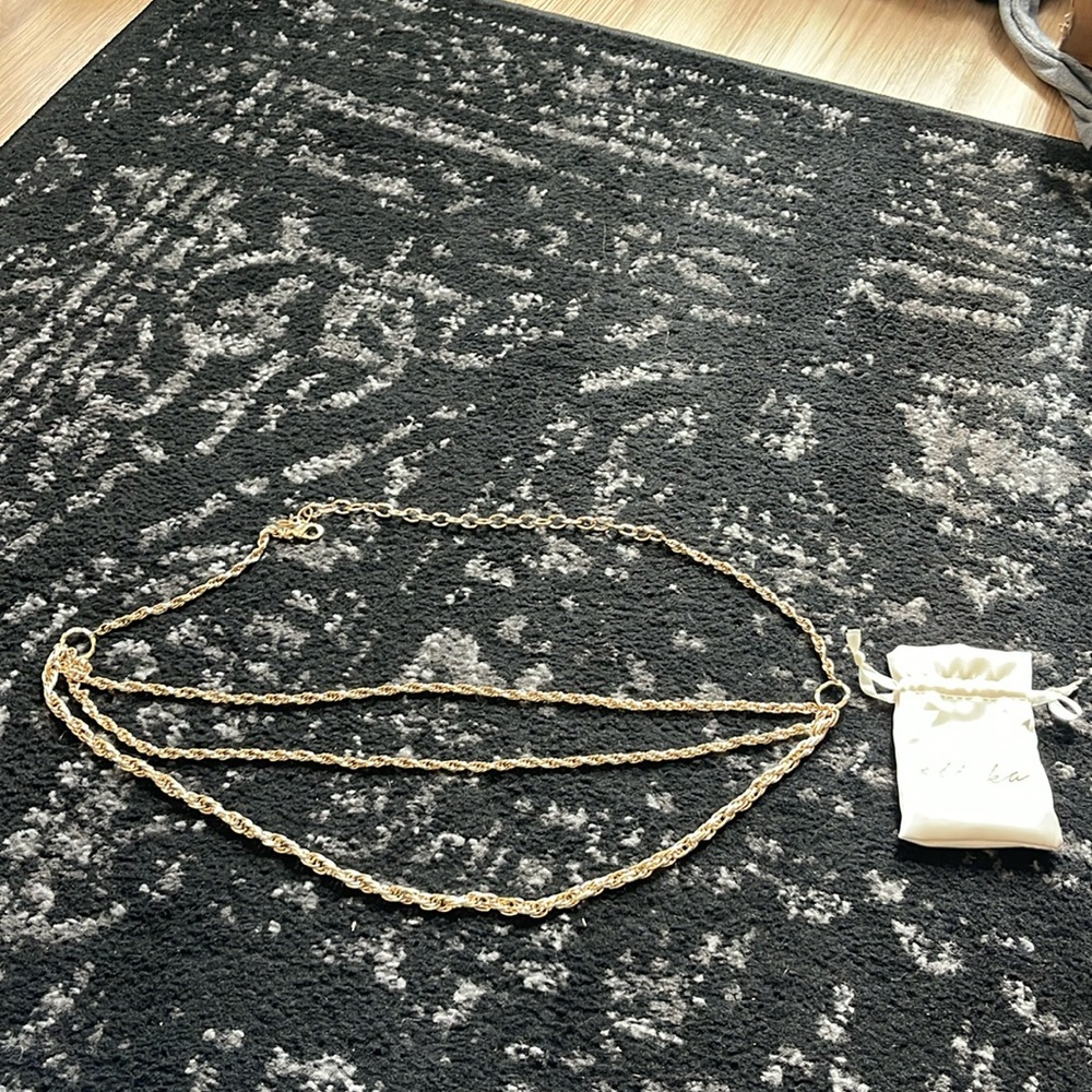 Ettika Gold chain belt